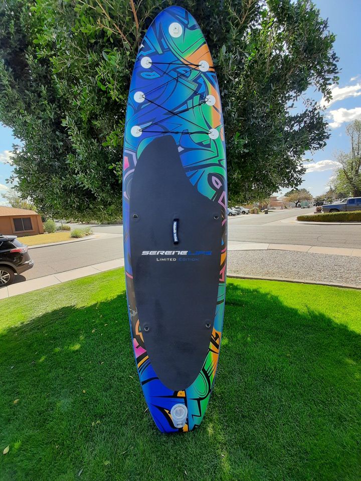 Inflatable Stand Up Paddleboard 11' x 33' x 6'' (6'' thick) non-slip deck