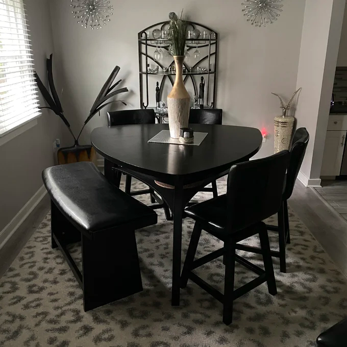 【Furniture】Lawrence 6 - Person Counter Height Dining Set