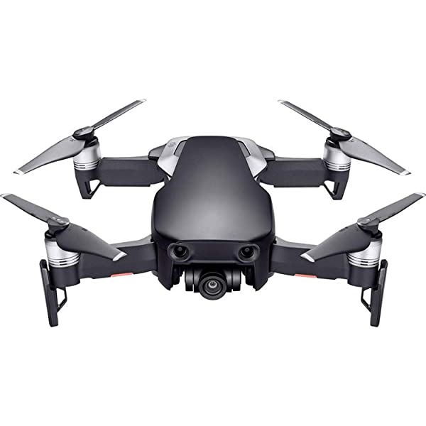 DJI Mavic Air Quadcopter with Remote Controller - Onyx Black Black Base