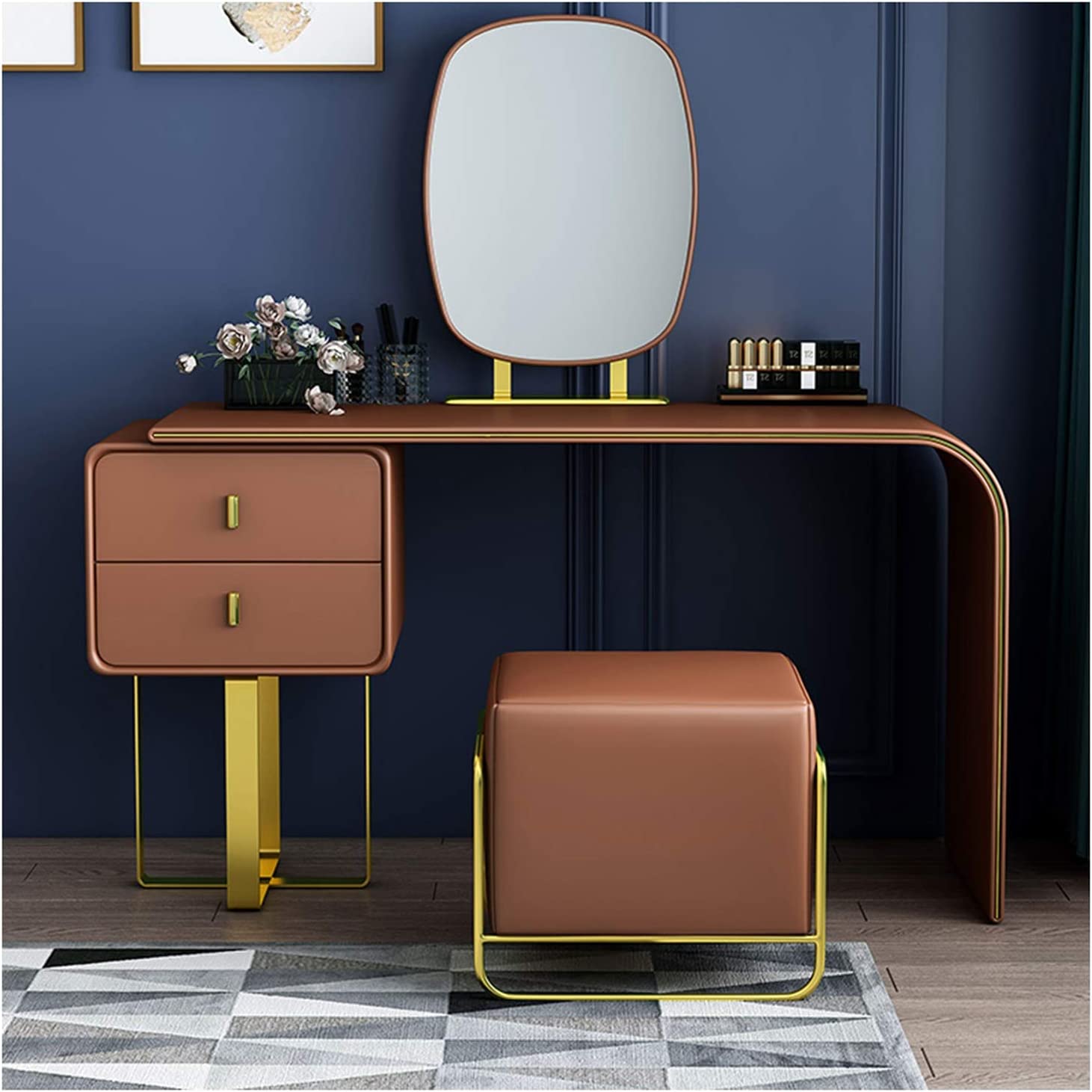 【Furniture】Vanity Bedroom Dresser Set Bedroom Dressing Table with Storage for Home Bedroom Makeup Shop