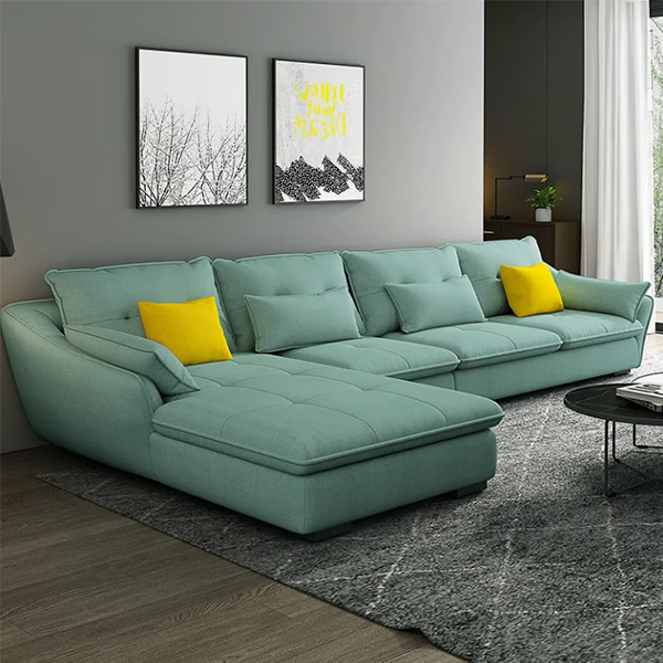 Reversible Sectional Sofa Couch Set L