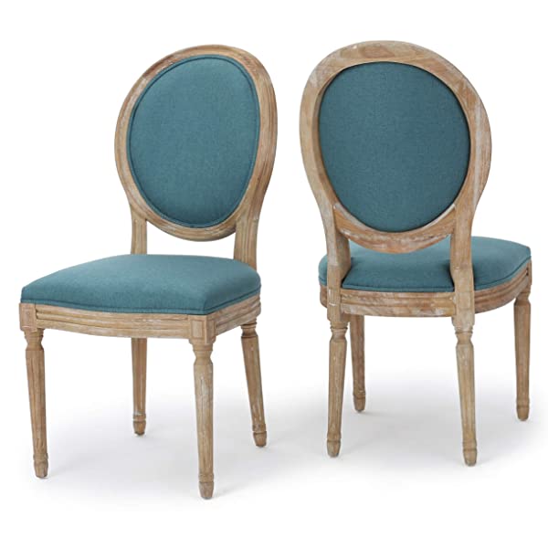 Christopher Knight Home Phinnaeus Beige Fabric Dining Chair (Set of 2), 2-Pcs Set Beige 2-Pcs Set