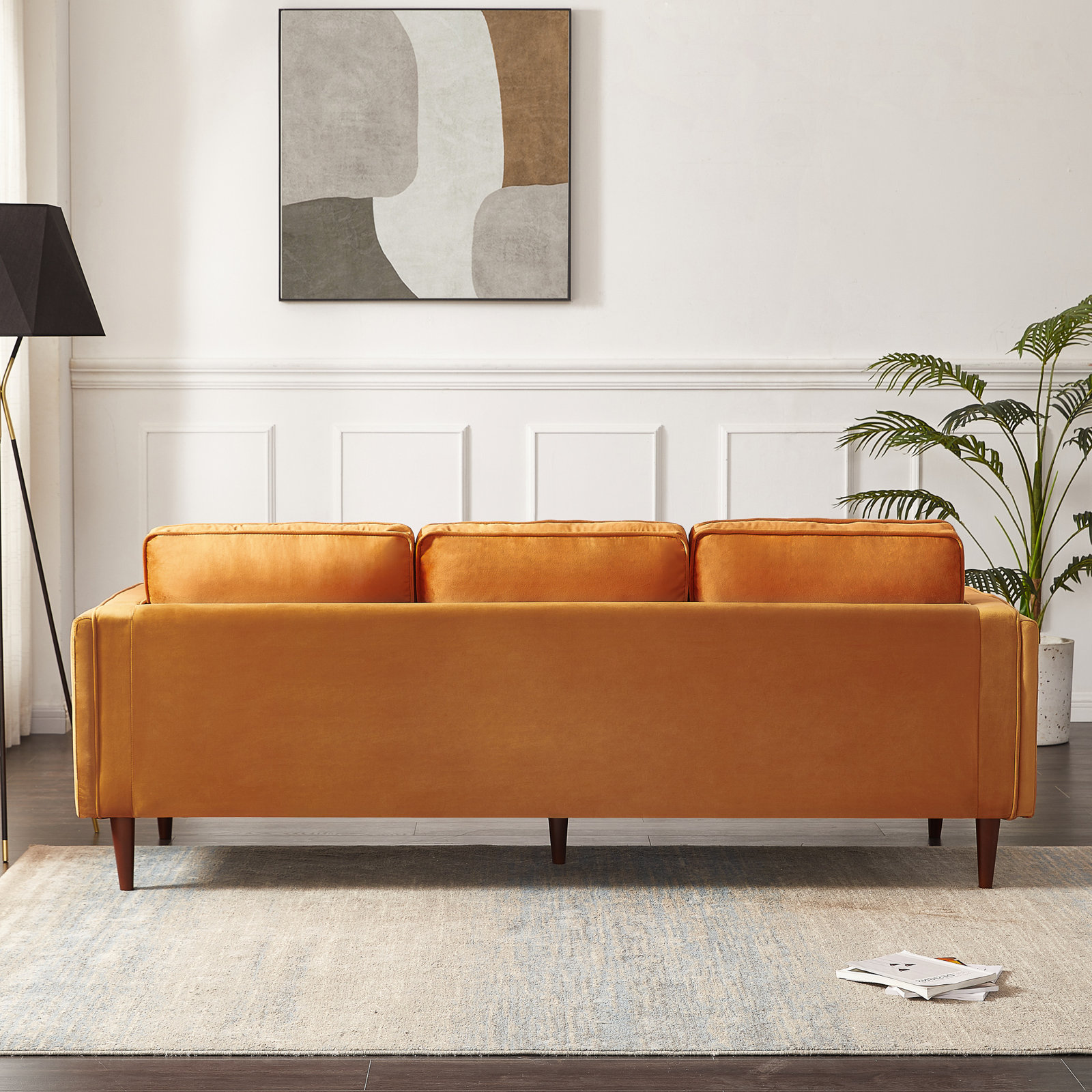 【Furniture】Lindel 86'' Upholstered Sofa