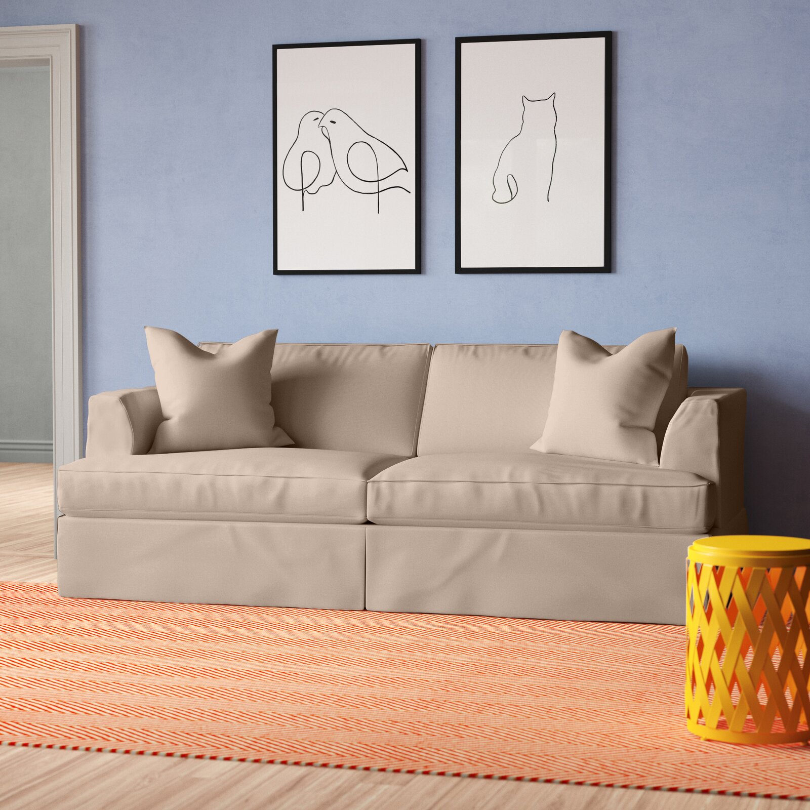 【Furniture】Lucia 93'' Sleeper Sofa