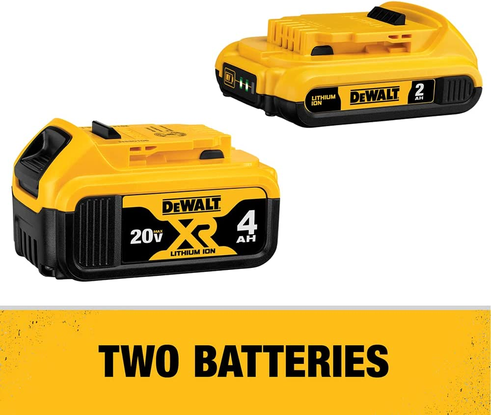 DEWALT 20V MAX Power Tool Combo Kit, 10-Tool Cordless Power Tool Set with 2 Batteries and Charger (DCK1020D2)
