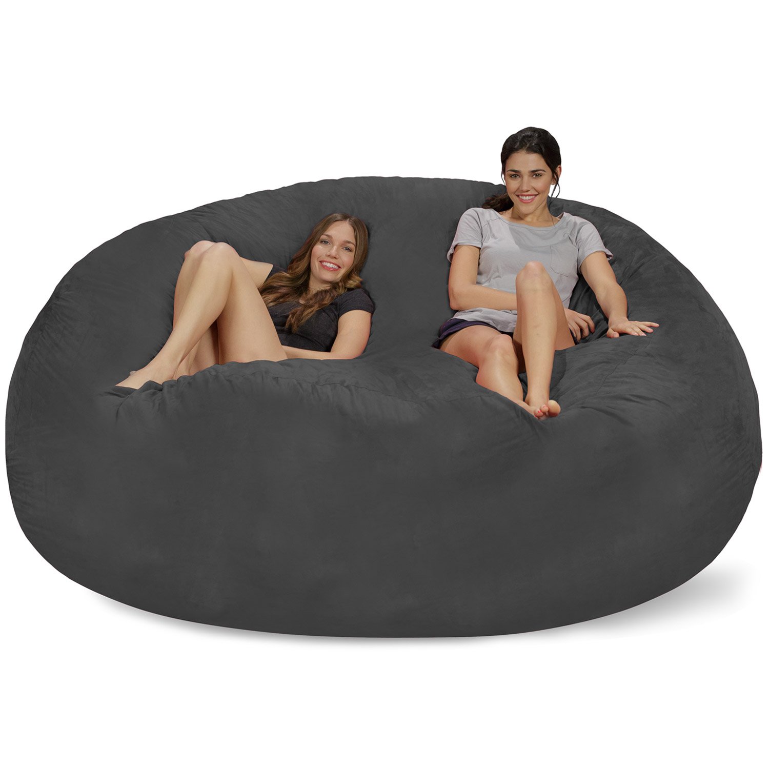 【Furniture】Giant 5' Memory Foam Furniture Bean Bag - Big Sofa with Soft Micro Fiber Cover