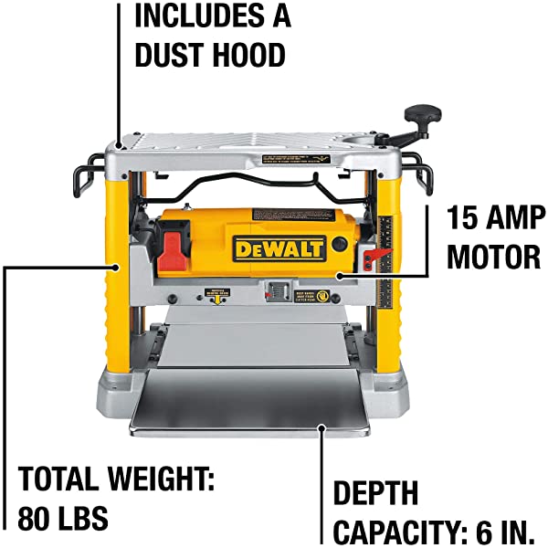 DEWALT Thickness Planer, Two Speed, 13-Inch (DW735X) 2-Speed 13
