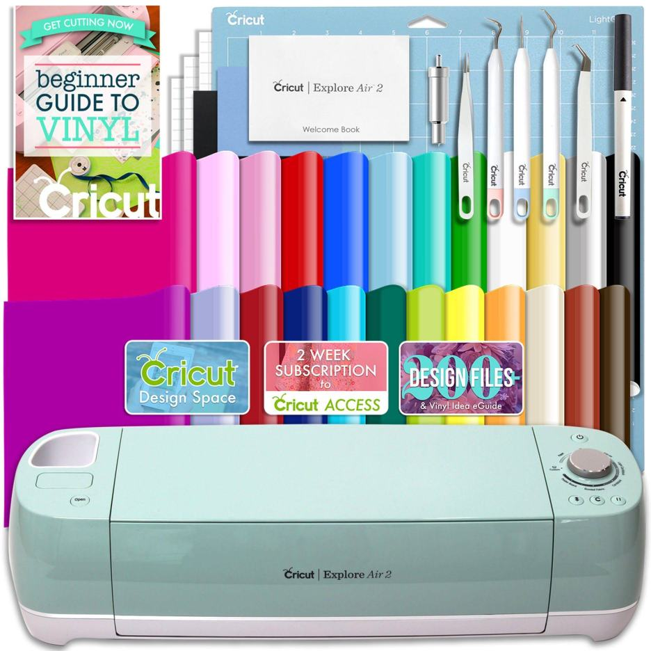 Cricut Explore Air 2 Vinyl Bundle with 26 Sheets of Vinyl and More!