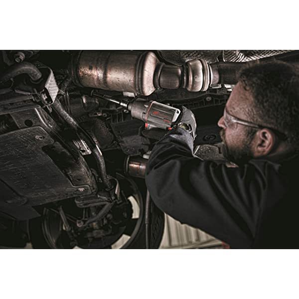 Ingersoll Rand 2235TiMAX 1/2” Drive Air Impact Wrench – Lightweight 4.6 lb Design, Powerful Torque Output Up to 1,350 ft-lbs, Titanium Hammer Case, Max Control, Gray
