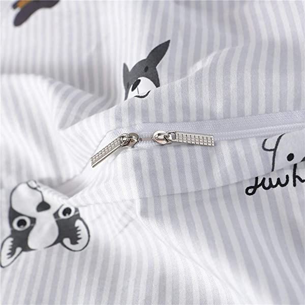 New Cartoon Animals Elephant Print Duvet Cover Sets for Kids 100% Cotton Reversible Soft 3 Pieces Kids Bedding Duvet Cover Pillowcases Kawaii Cloud Bedding Sets, Queen/Full Full/Queen (1 Duvet Cover + 2 Pillowcases) Multi A00 Elephant Bunny Balloon