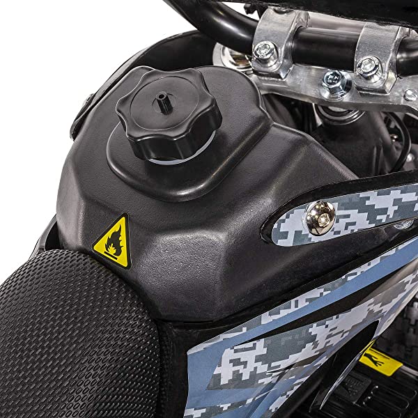 XtremepowerUS 49CC 2-Stroke Gas Power Mini Pocket Dirt Bike Dirt Off Road Motorcycle Ride-on (Blue)