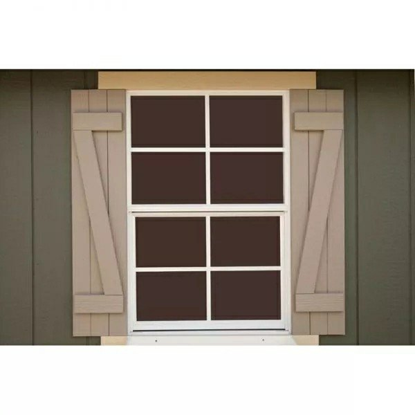 Plastic storage shed 10 ft wide X14 ft deep; A clearance sale