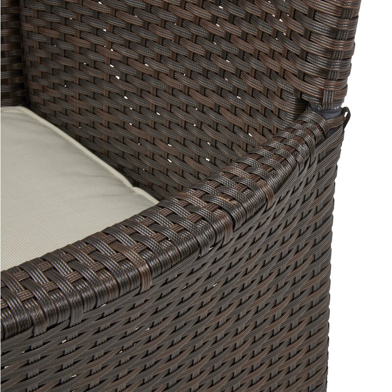 【Furniture】Rectangular 6 - Person 150Cm Long Dining Set with Cushions