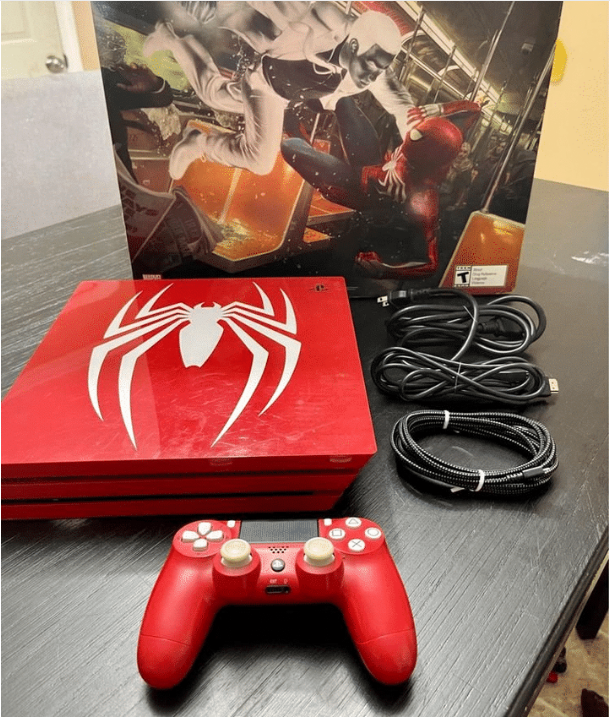 Newest Sony Playstation 4 Slim 1TB SSD Console - Marvel's Spider-Man PS4 Bundle with DualShock-4