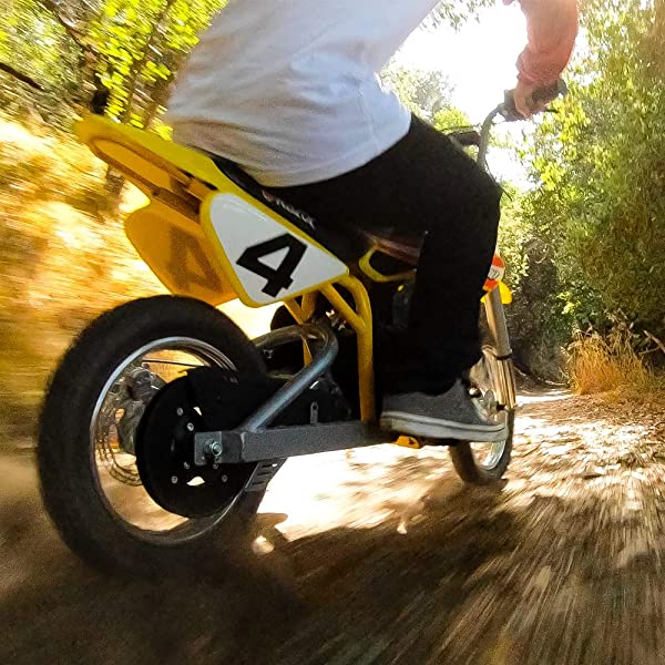 Razor Dirt Rocket Electric Motocross Off-Road Bike - SX350, SX500, MX350, MX650 Models Mx650 (Yellow) Standard Packaging