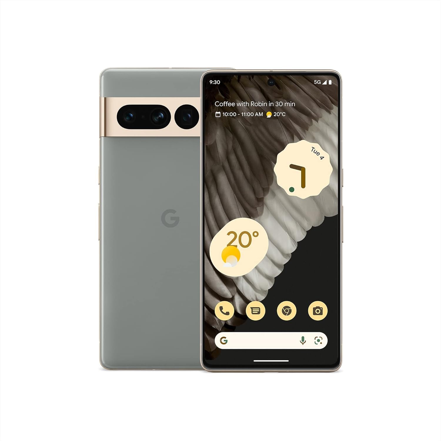 Google Pixel 7 Pro - Android 5G smartphone with telephoto lens, wide Angle lens