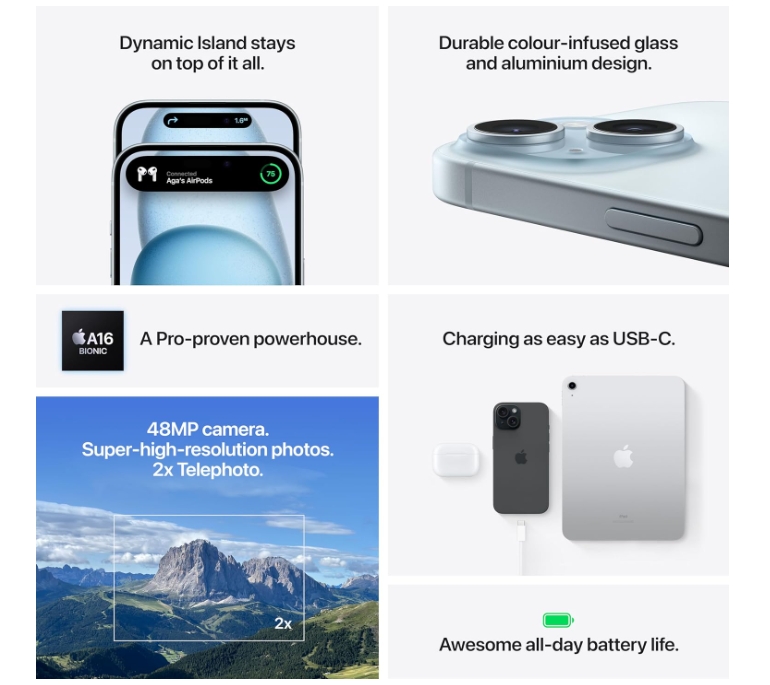 Apple iPhone 15 (128 GB)