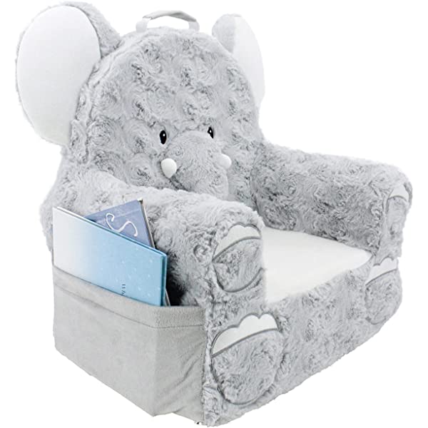 Soft Landing Fox Sweet Seats | Premium Character Chair with Carrying Handle & Side Pockets – Orange