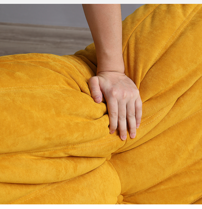 Freehand space TOGO single lounge chair Nordic minimalist designer modern minimalist caterpillar lazy sofa