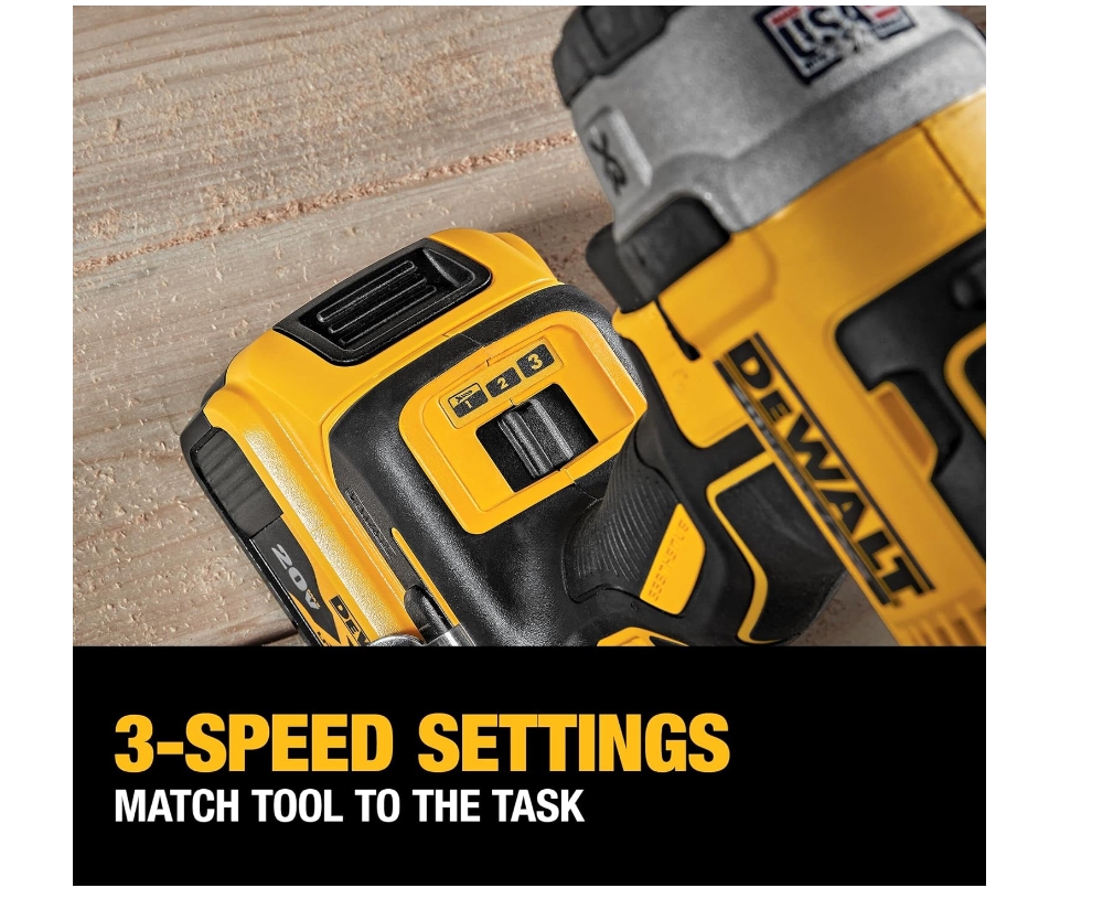 DEWALT 20V MAX* XR Cordless Drill Combo Kit, Brushless, 5.0-Ah, 2-Tool (DCK299P2)