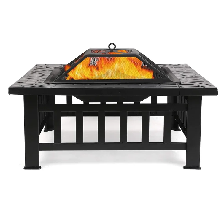 Harijan 17.3'' H x 31.9'' W Iron Outdoor Fire Pit