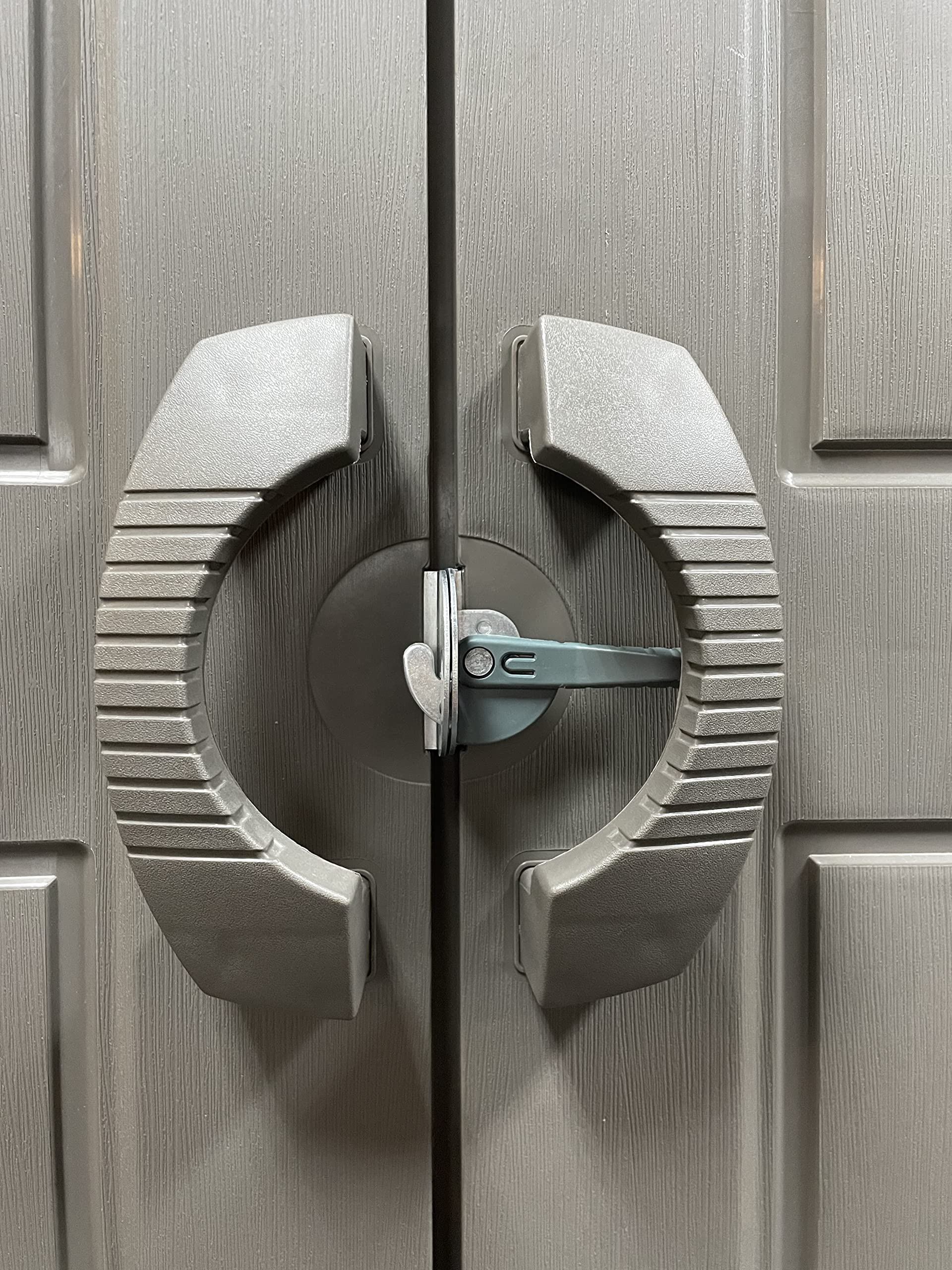 【Storage Shed】10x8 Large Resin Outdoor Shed for Patio Furniture, Lawn Mower, and Bike Storage, Taupe