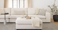 Beta Quartz White Modular Sofa