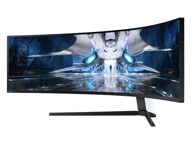 49-Inch Dual QHD (5120x1440) Gaming Monitor, 240Hz, Curved, Height Adjustable Stand