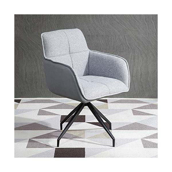 360°Swivel Home Study Velvet Chair Student Sedentary Comfortable Armchair Backrest Desk seat Anchor Rotating Living Chairs (Yellow/Gold)