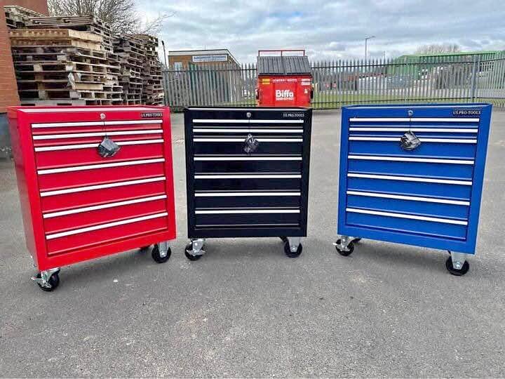 Us pro tools 7 drawer roller cabinet toolbox tool chest.