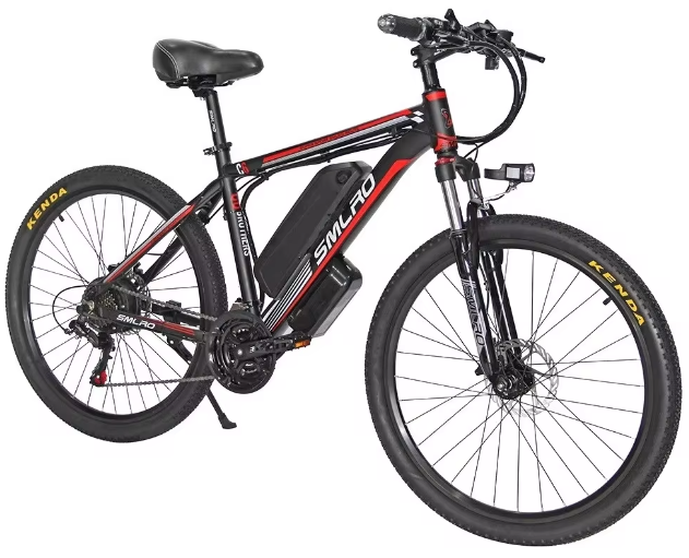 1000W 48V 17.5Ah Electric Fat Tire Bike 26