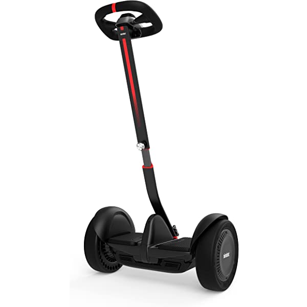 Segway Ninebot S and S-Max Smart Self-Balancing Electric Scooter with LED Light, Powerful and Portable, Compatible with Gokart kit Ninebot S, Black
