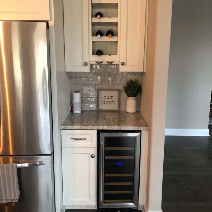 32 Bottle Dual Zone Freestanding/Built-In Wine Refrigerator