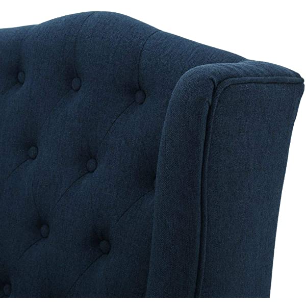 Christopher Knight Home Toddman High-Back Fabric Club Chair, Dark Charcoal