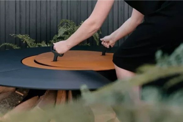 Patio brazier Garden grill outdoor furniture grill iron brazier