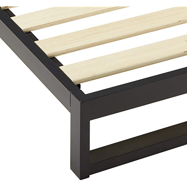 ZINUS Trisha Metal Platforma Bed Frame / Wood Slat Support / No Box Spring Needed / Easy Assembly, Full Full Standard Platform Bed Frame