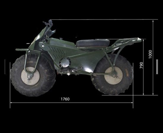 ALL-TERRAIN VEHICLE DESIGNED FOR OFF-ROAD