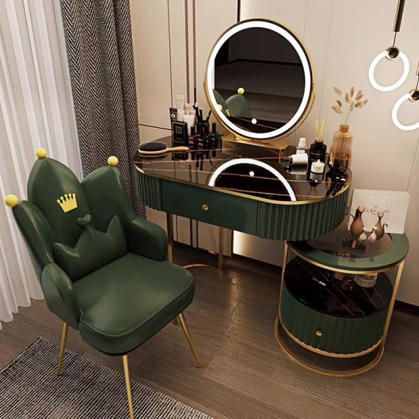 ZXCVBNM cosmetic dressing table with mirror, household furniture bedroom dressing table stool set dressing table set