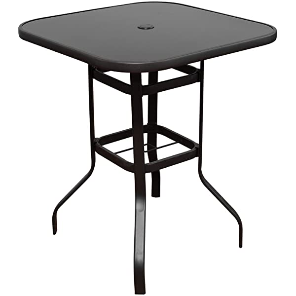 Will-Mall Patio Furniture Swivel Bar Chairs Set of 2, Outdoor High Bistro Stools, Textilene Fabric Bar Height Patio Chairs, for Lawn, Backyard and Garden (2 Bar Chairs)