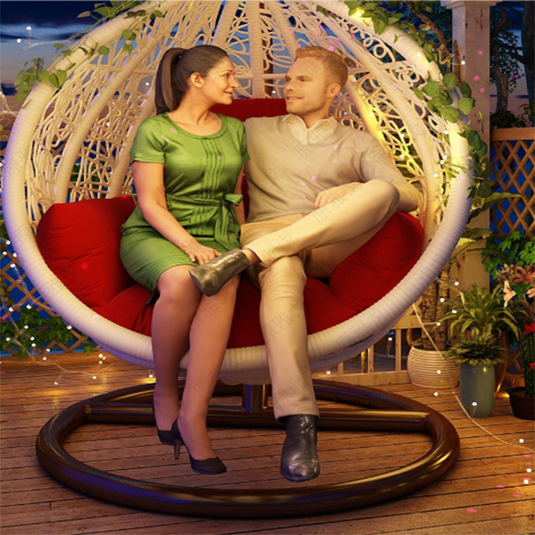 Porch swing with stand