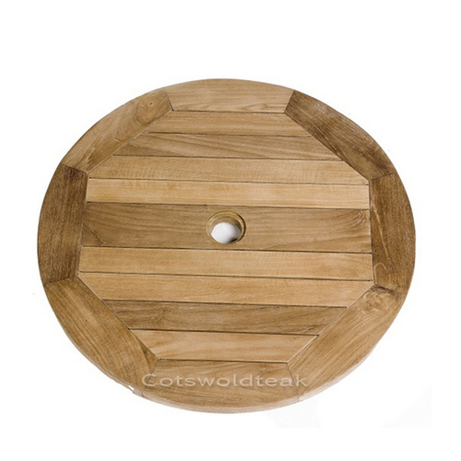 Home&Garden】Round Solid Teak 8 Seater Table with Grisdale Chairs Garden