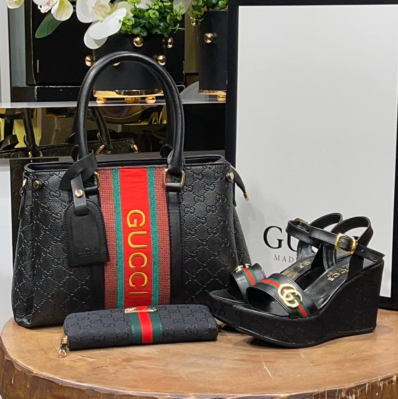 Bag,Shoes and Wallet Combine