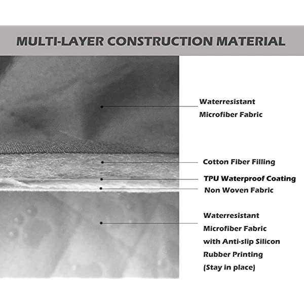 Ameritex Loveseat Cover Water-Resistant Quilted Furniture Protector with Back Nonslip Paws Slipcover for Dogs, Kids, Pets Loveseat Slipcover Stay in Place for Leather (46