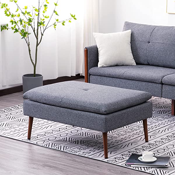 Vonanda Faux Leather Sofa Couch, Modern Tufted 3-Seater Sofa with Clean Lines and Upholstered Artificial Leather for Compact Living Space, Chestnut Brown 3-seater sofa Chestnut Brown