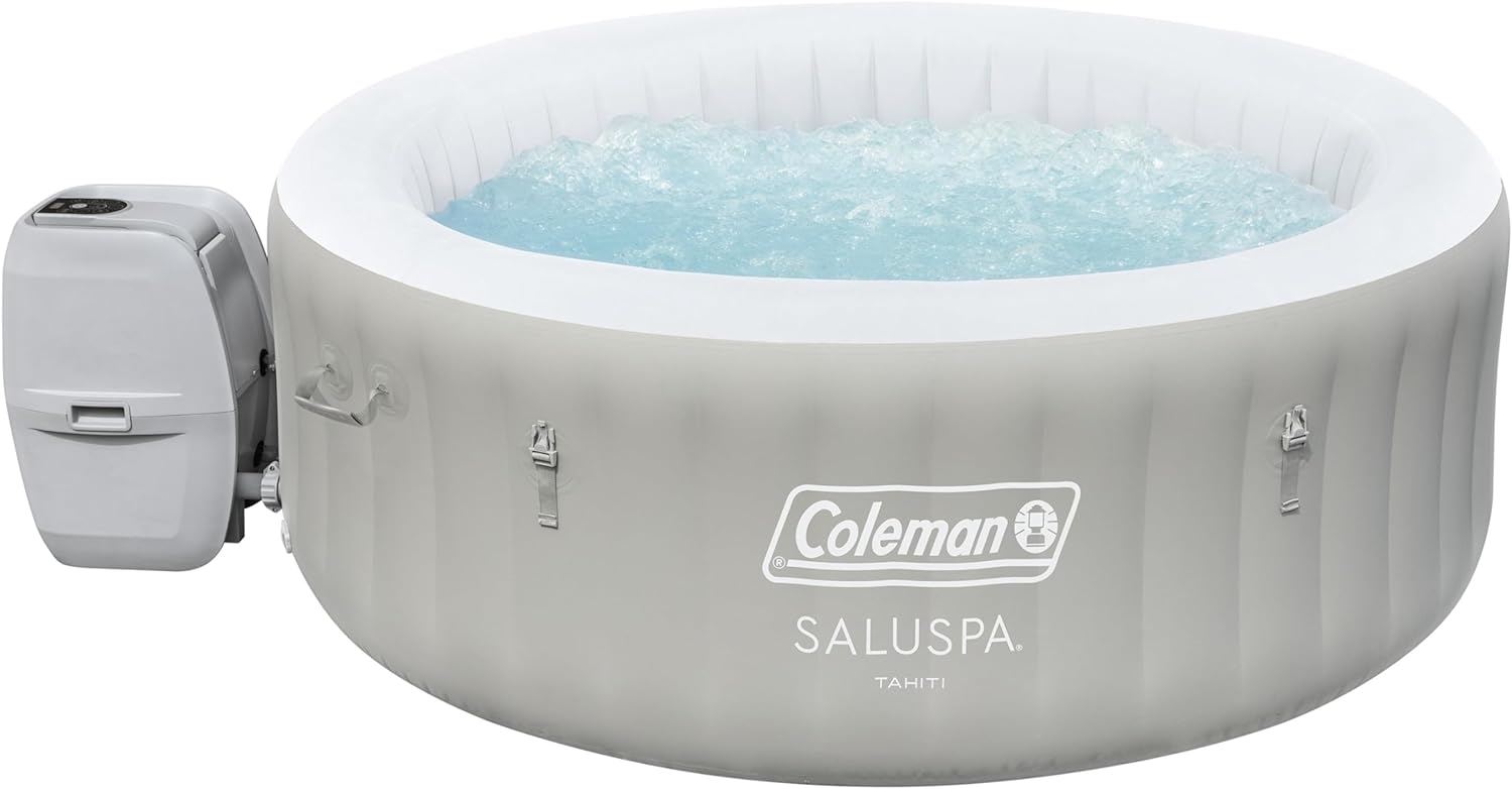 Coleman Tahiti EnergySense AirJet Inflatable Hot Tub Spa 71