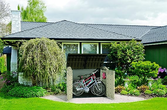 Keter Store It Out Ultra Outdoor Garden Storage Shed, 177 x 113 x 134 cm - Beige and Brown