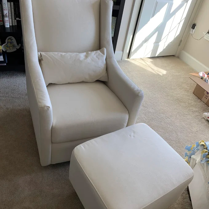 【Furniture】Toco Swivel Glider with Ottoman Set