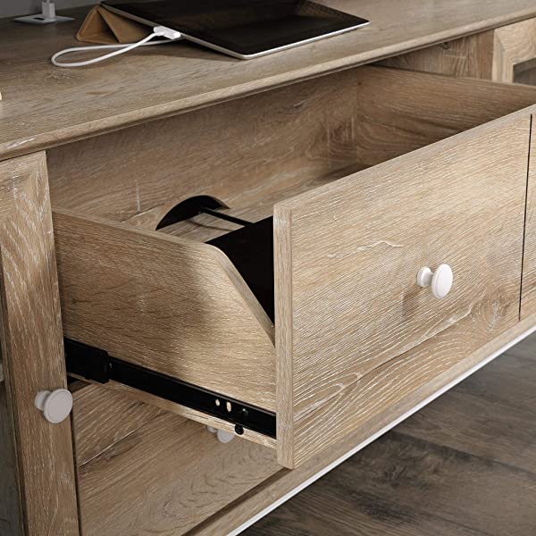 Sauder Canal Street Entertainment Credenza, For TV's up to 60