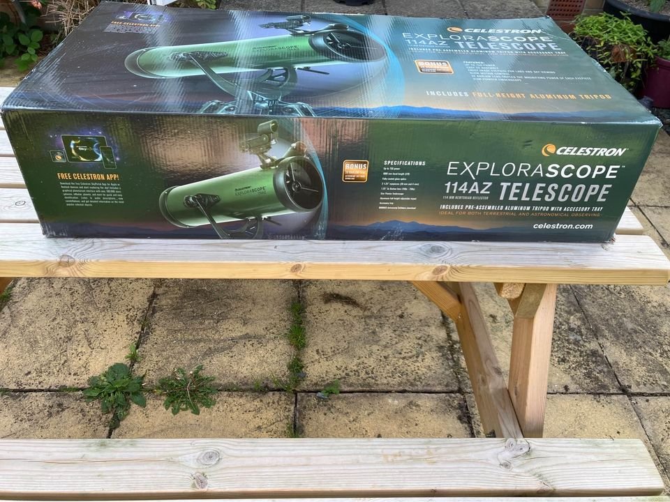 Celestron Explorascope 114az telescope inc tripod