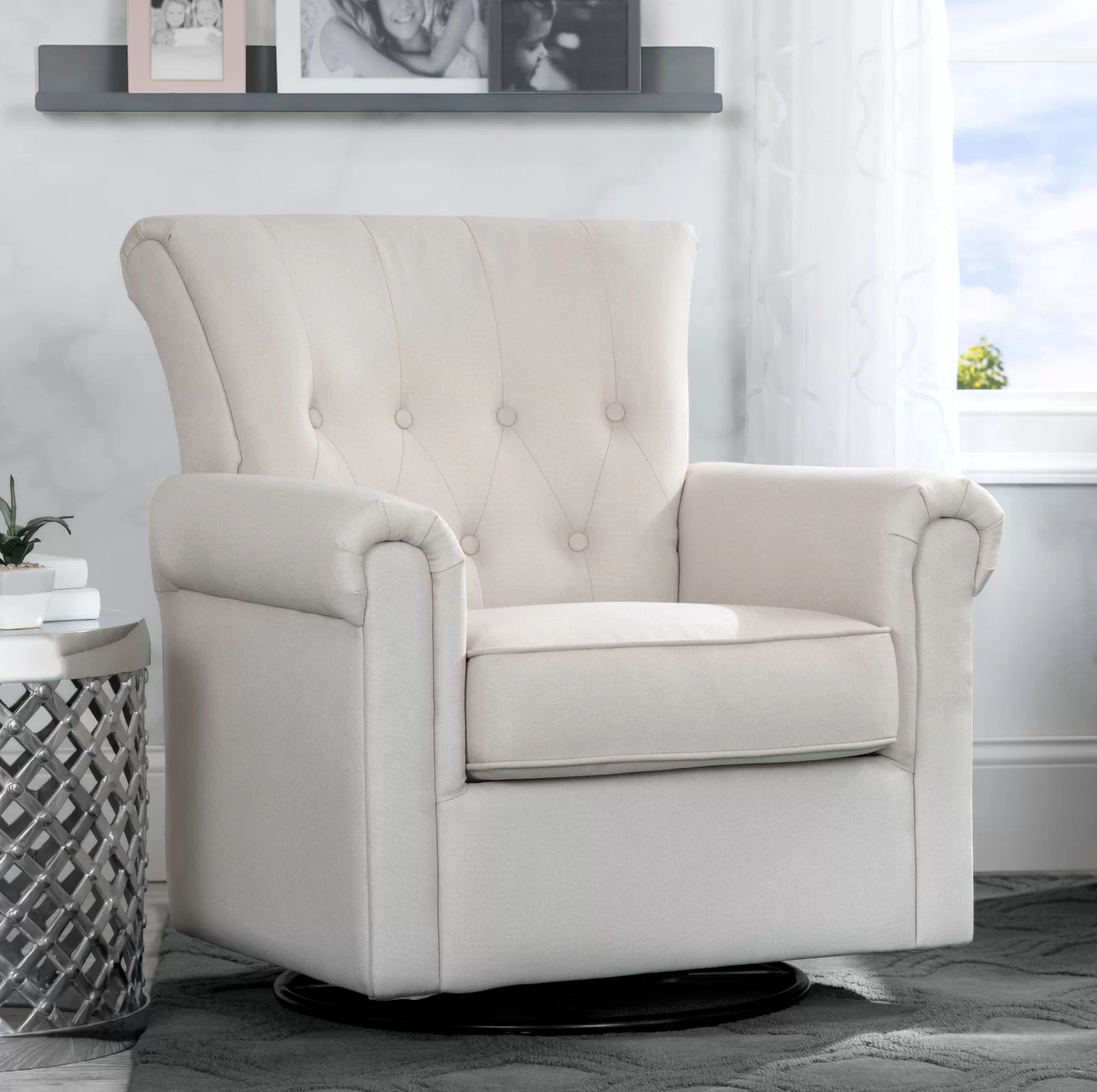 【Furniture】Harper Swivel Rocking Chair